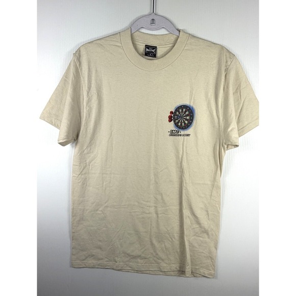 Loser Machine Other - Loser Machine Mens T Shirt Size Small Cream Dive Bar Darts Beer Graphic Tee